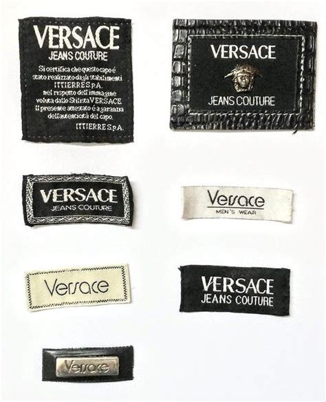 etichette versace|versace vintage logo.